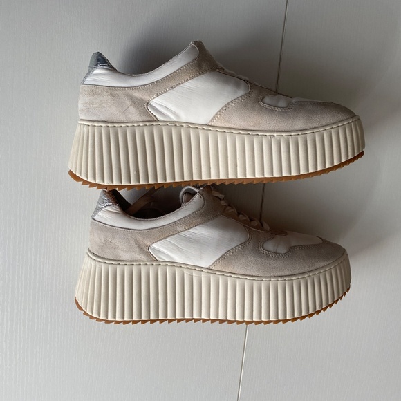 Dolce Vita Womens Daisha White Lace-Up Fashion Sneakers Size 8.5 - Picture 8 of 16